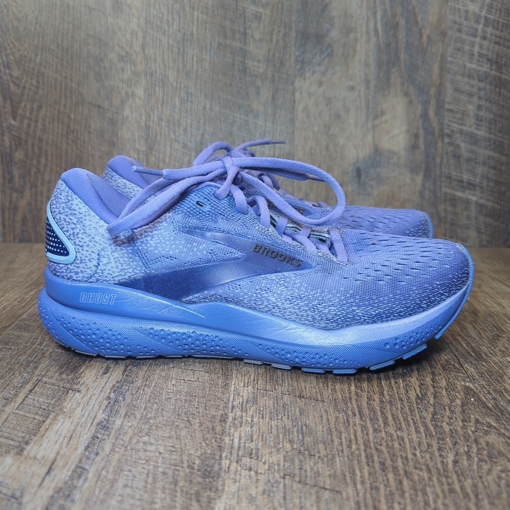 Brooks Ghost 16 Sneakers Women's 6.5 Blue Running Athletic Shoes 1204071B445 - Picture 2 of 14